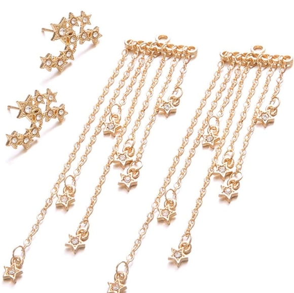 Boutique Jewelry - BOGO New Shooting Falling Stars layered Earrings